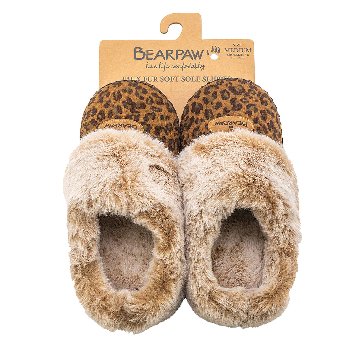 Women's Soft Sole Slippers in Leopard