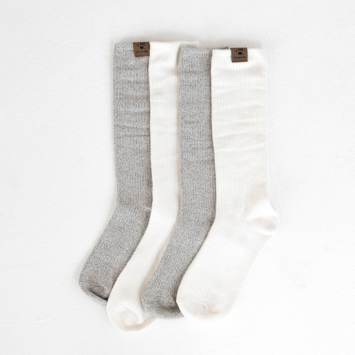 Soft Slouch Crew Socks 2 Pack - Natural