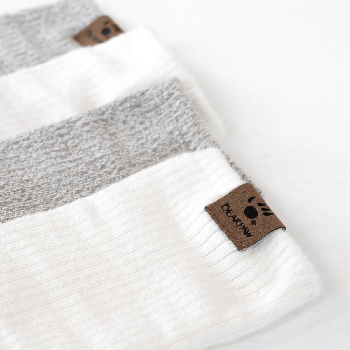 Slouch Crew Socks 2 Pack in Natural