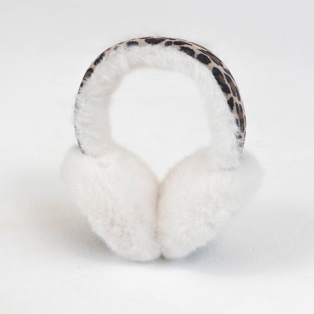Cozy Faux Fur Earmuffs in Leopard
