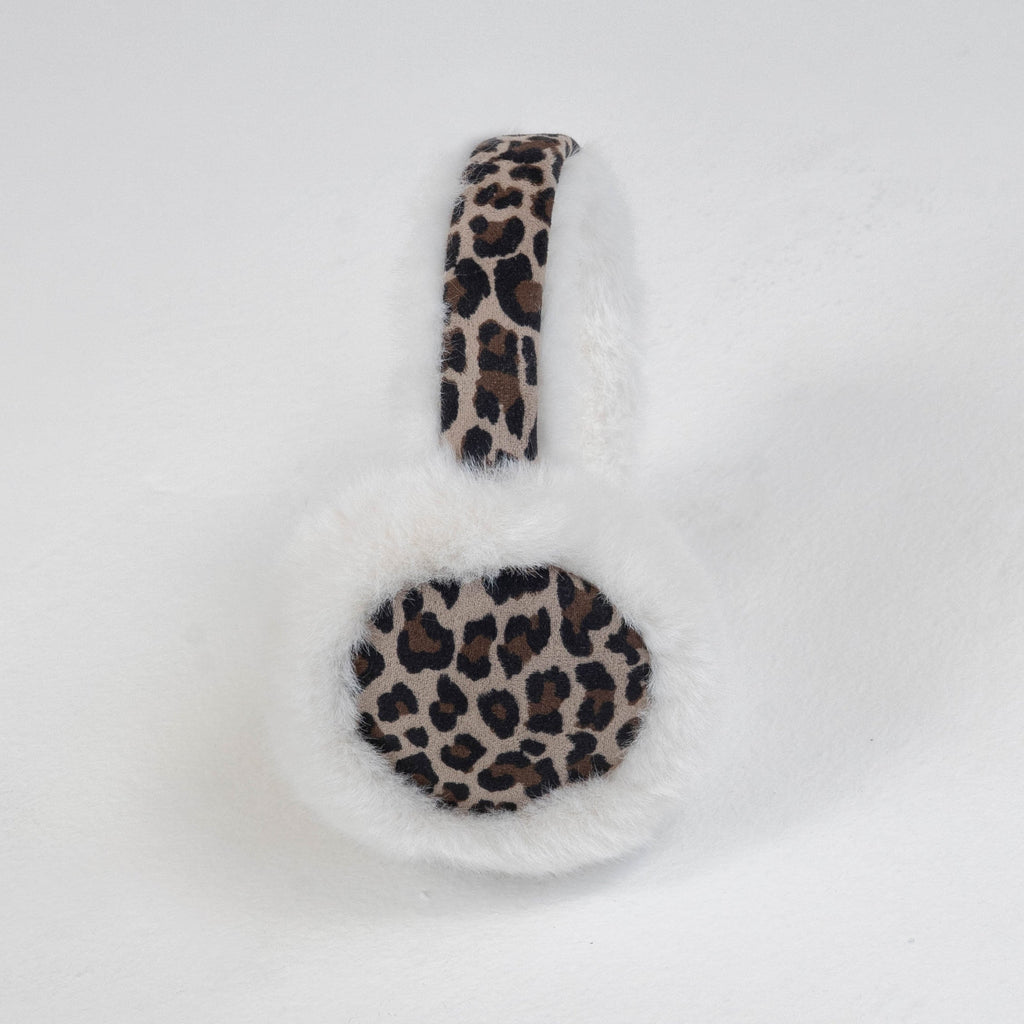 Cozy Faux Fur Earmuffs in Leopard