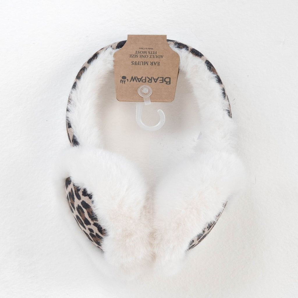 Cozy Faux Fur Earmuffs in Leopard