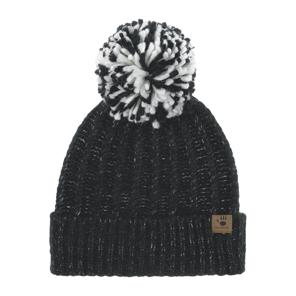Knit Hat And Glove Set 2 Pack in Black