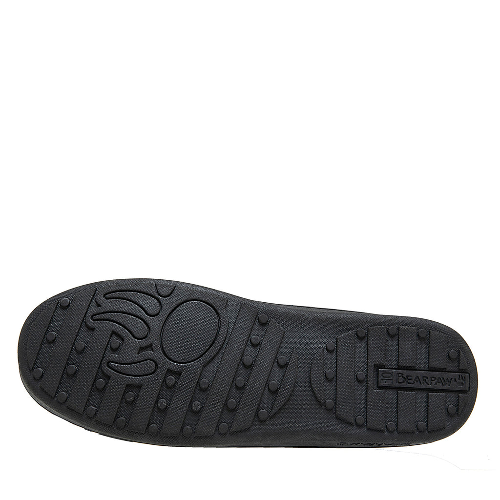 Moc II Men's Suede Moccasin Slippers in Black