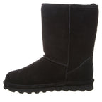 Elle Short Wide Boots in Black