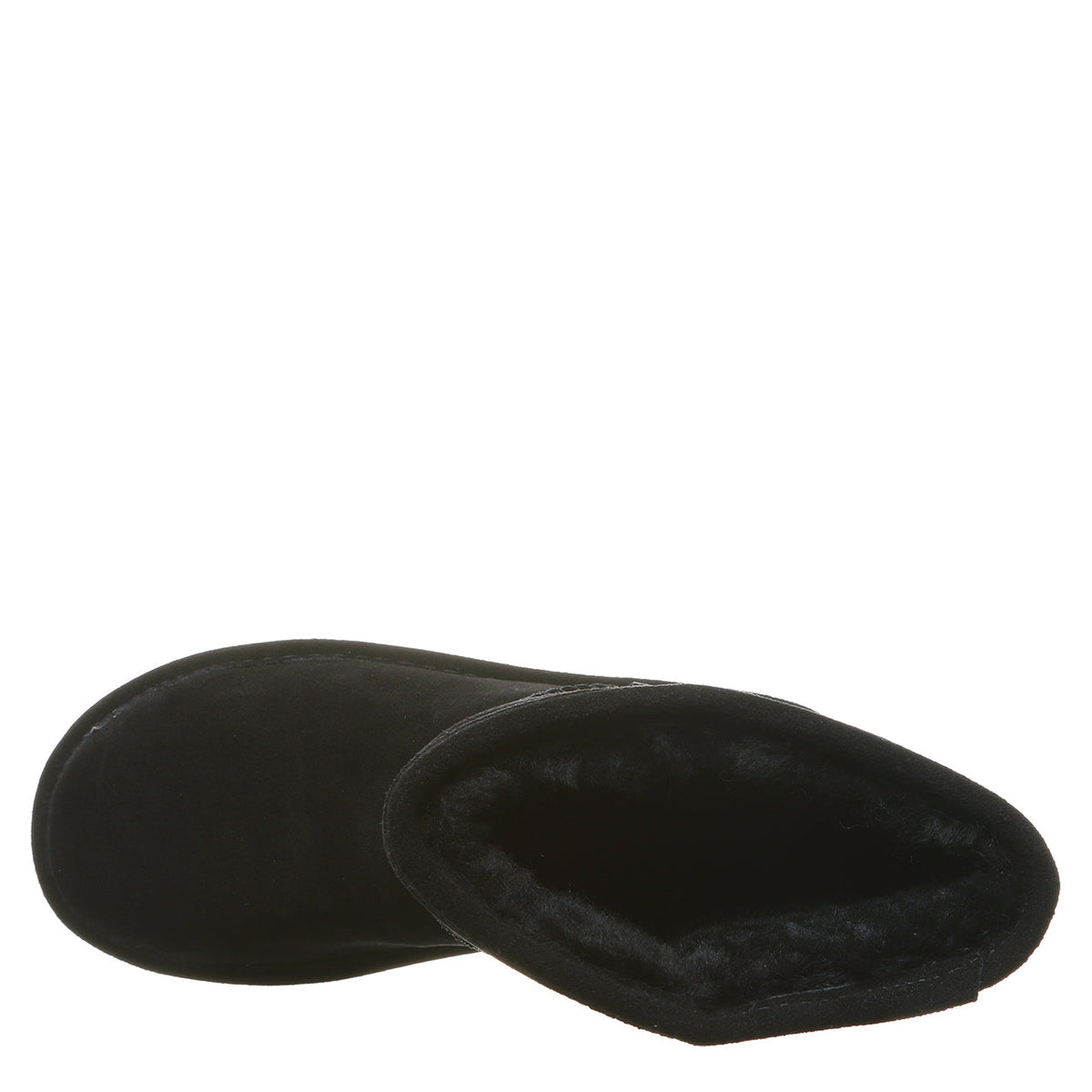 Elle Short Wide Boots in Black