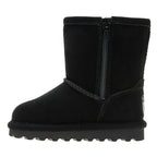Elle Toddler Zipper Boots in Black