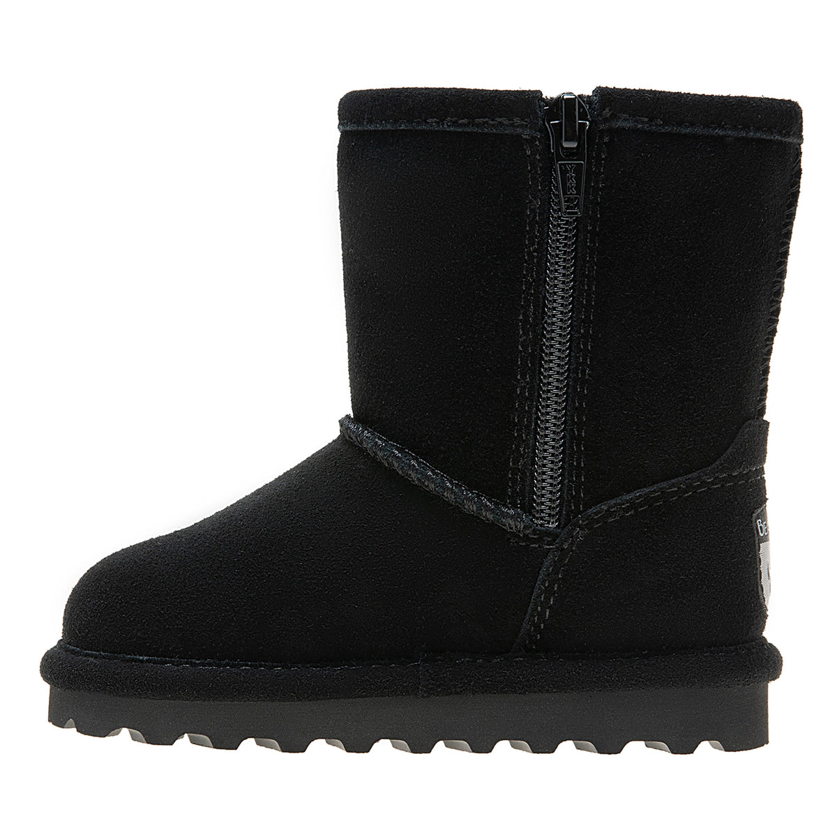 Elle Toddler Zipper Boots in Black