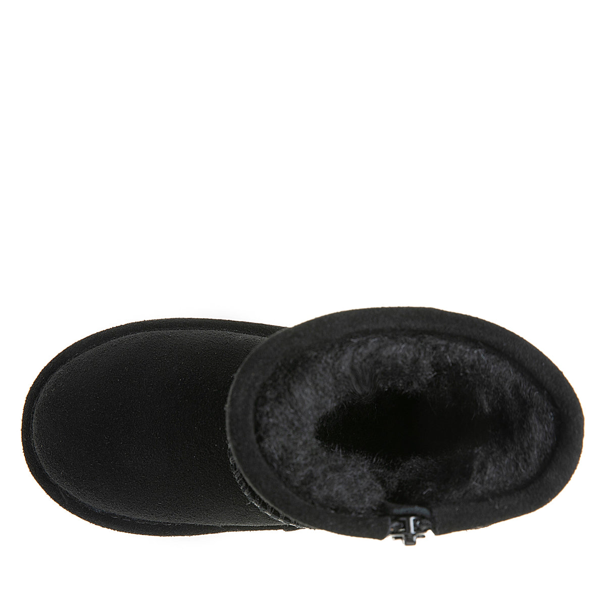 Elle Toddler Zipper Boots in Black