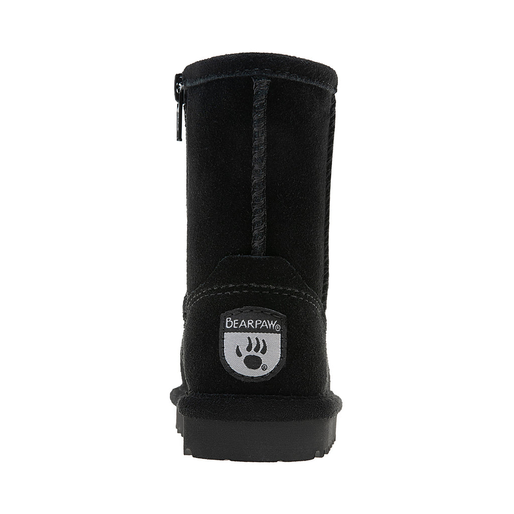Elle Toddler Zipper Boots in Black