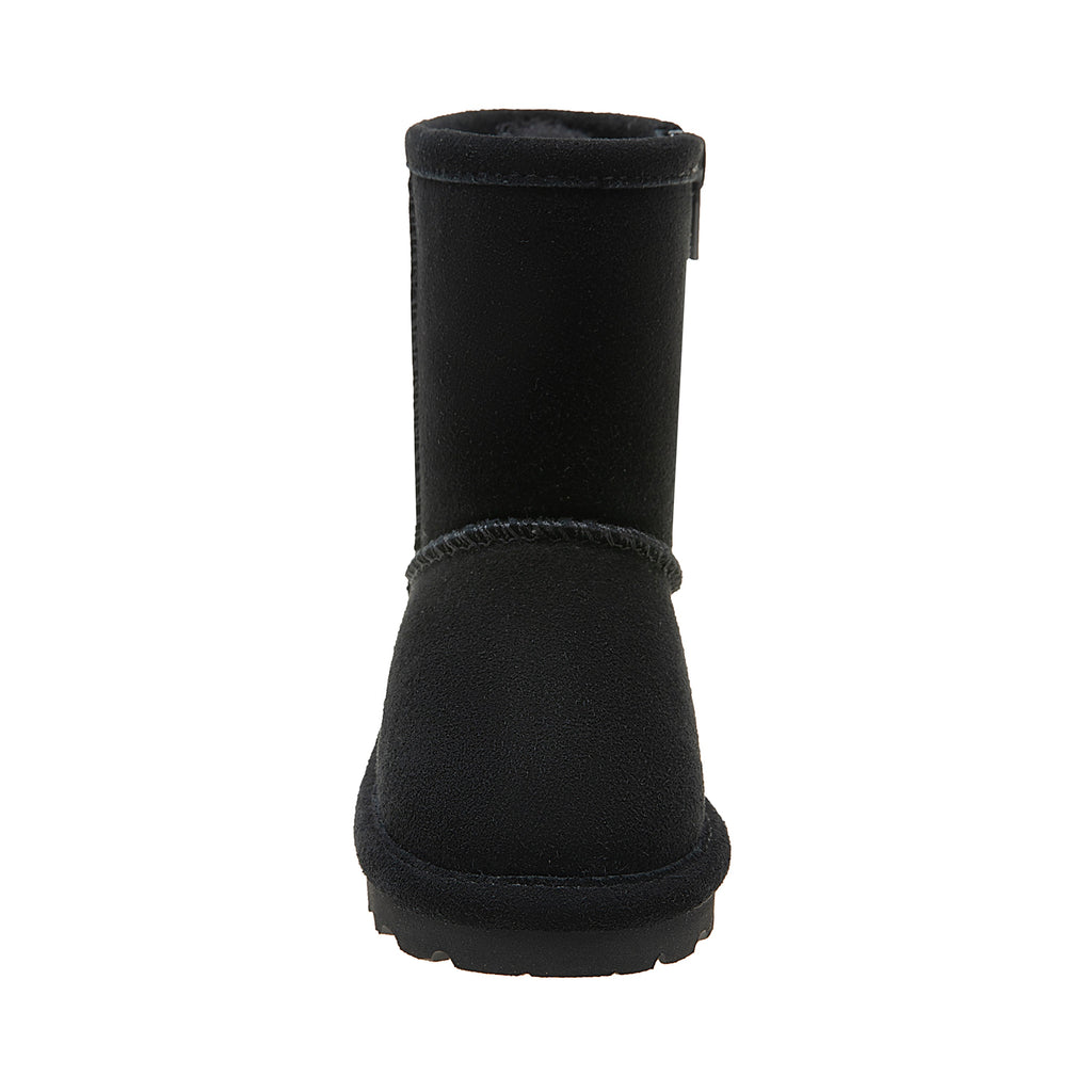 Elle Toddler Zipper Boots in Black