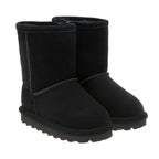 Elle Toddler Zipper Boots in Black