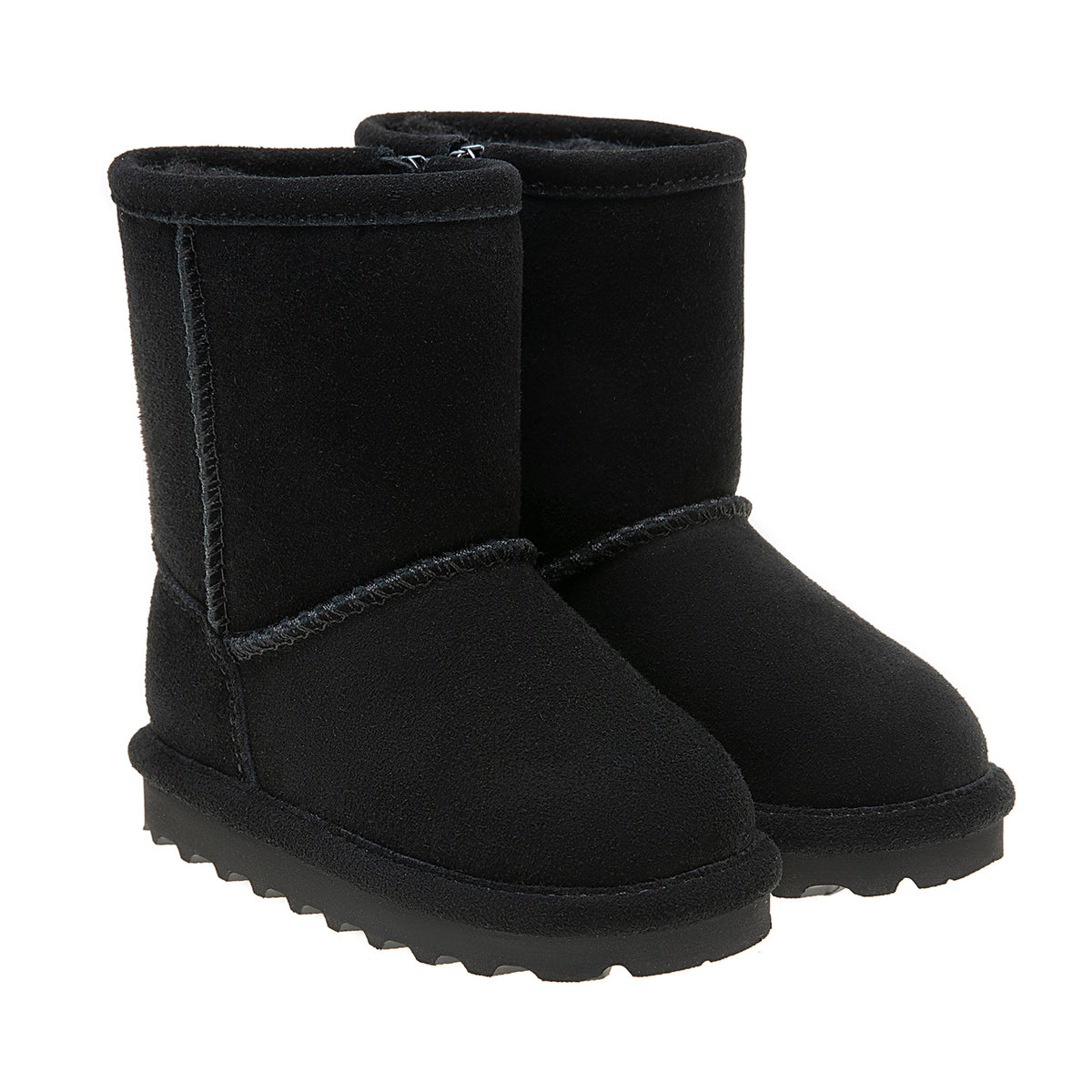 Elle Toddler Zipper Boots in Black