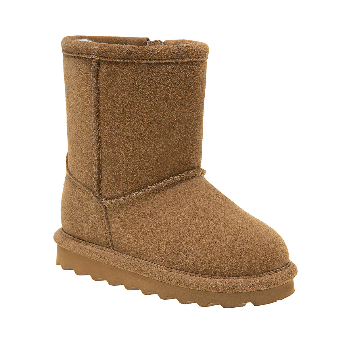 Elle Toddler Zipper Boots in Hickory