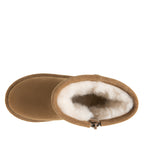 Elle Toddler Zipper Boots in Hickory