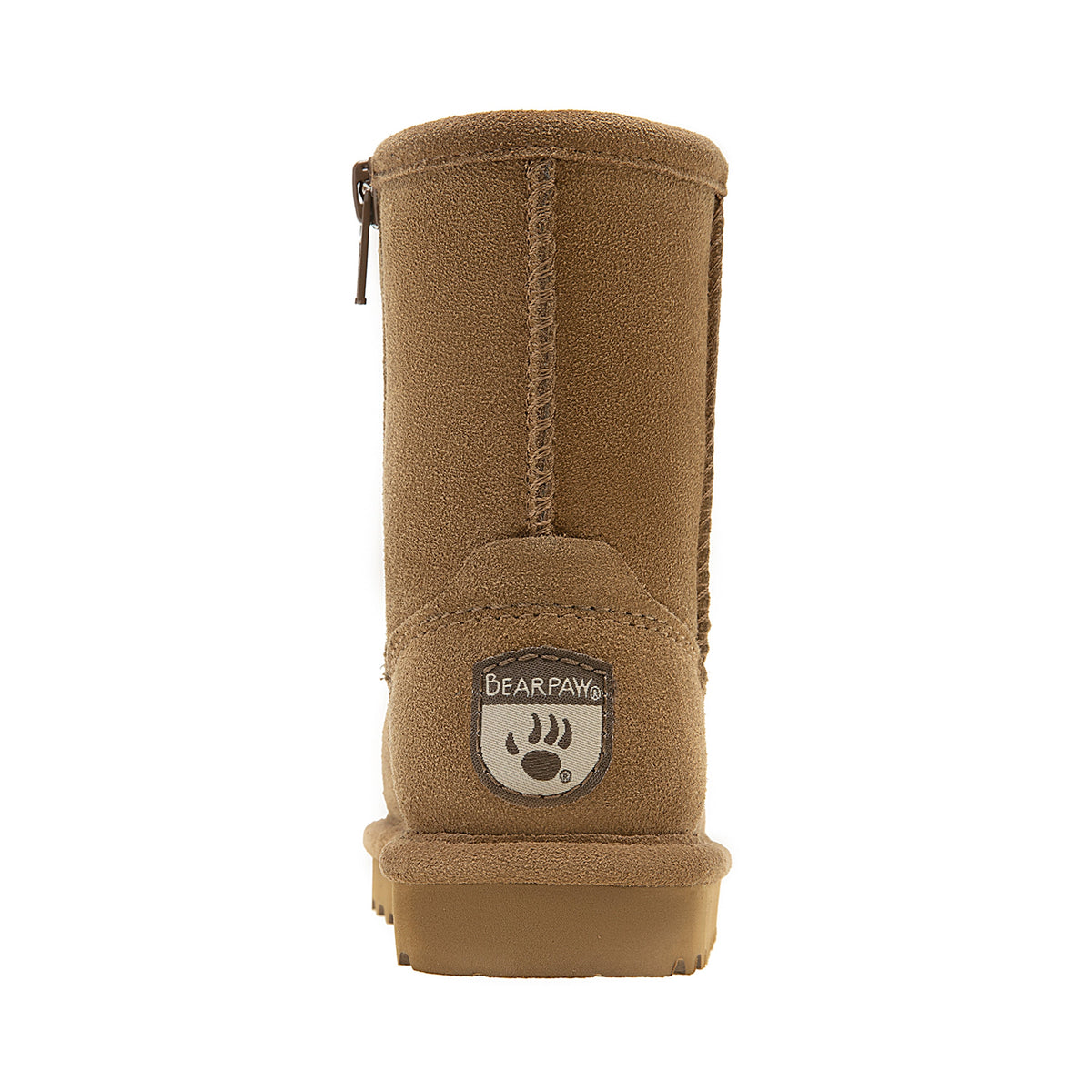 Elle Toddler Zipper Boots in Hickory