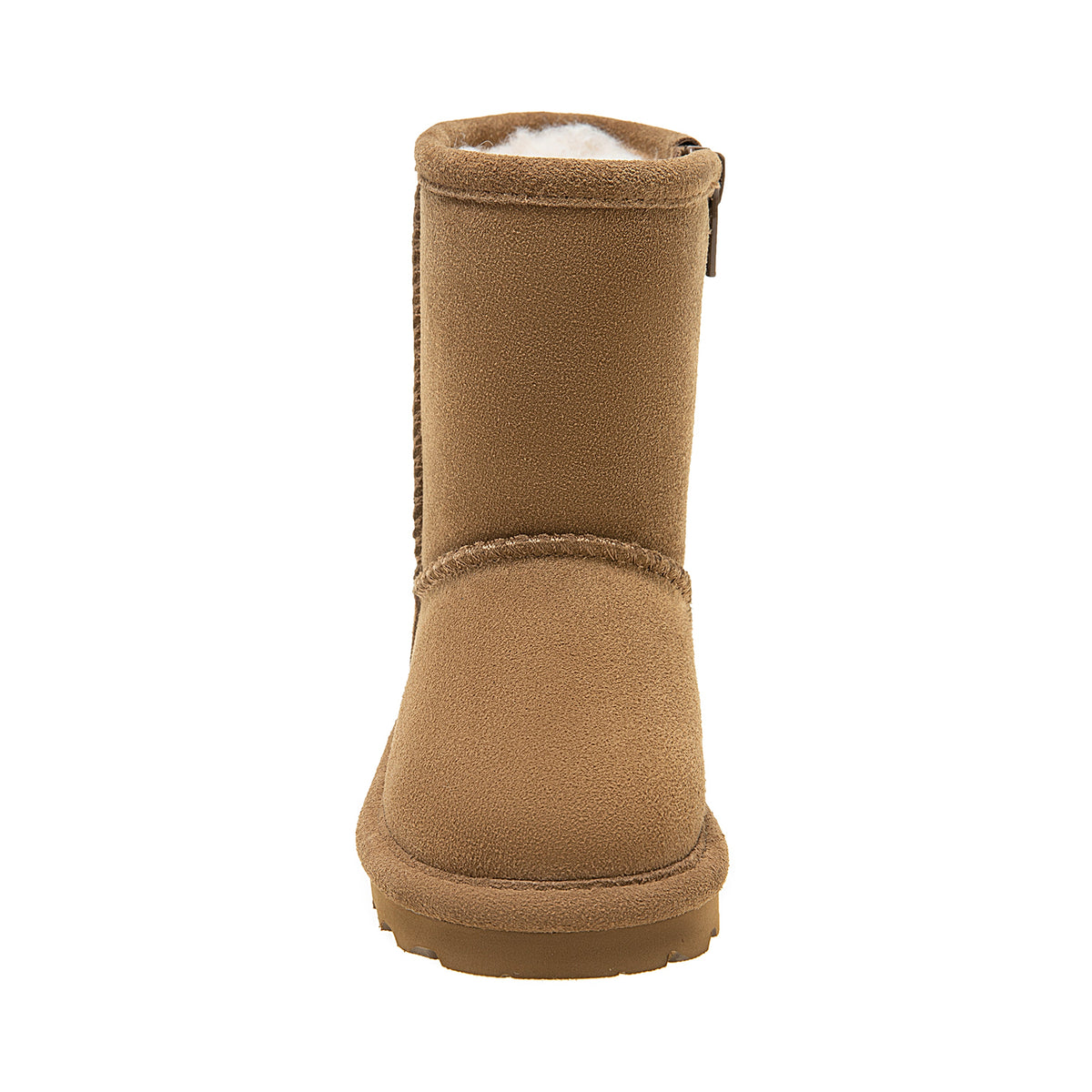 Elle Toddler Zipper Boots in Hickory