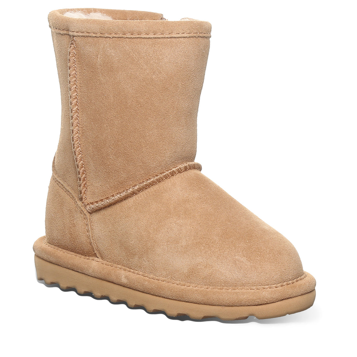 Elle Toddler Zipper Boots in Iced Coffee