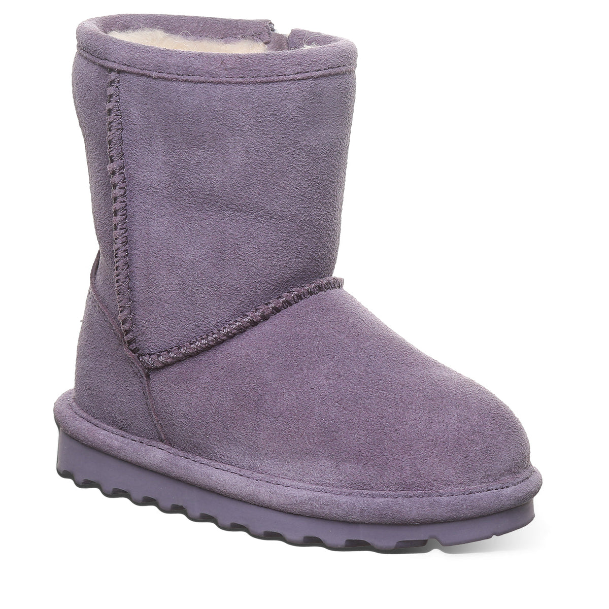 Elle Toddler Zipper Boots in Purple Sage