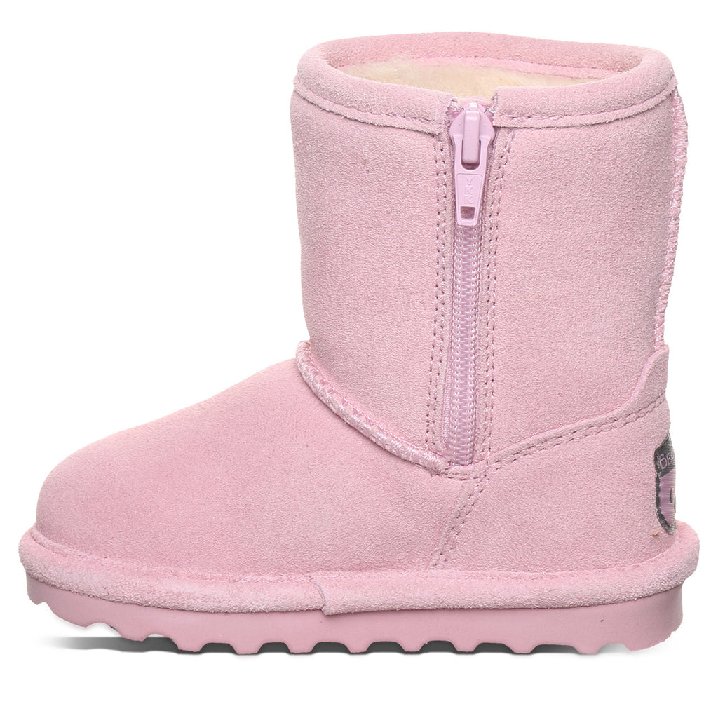 Elle Toddler Zipper Boots in Pink Lemonade