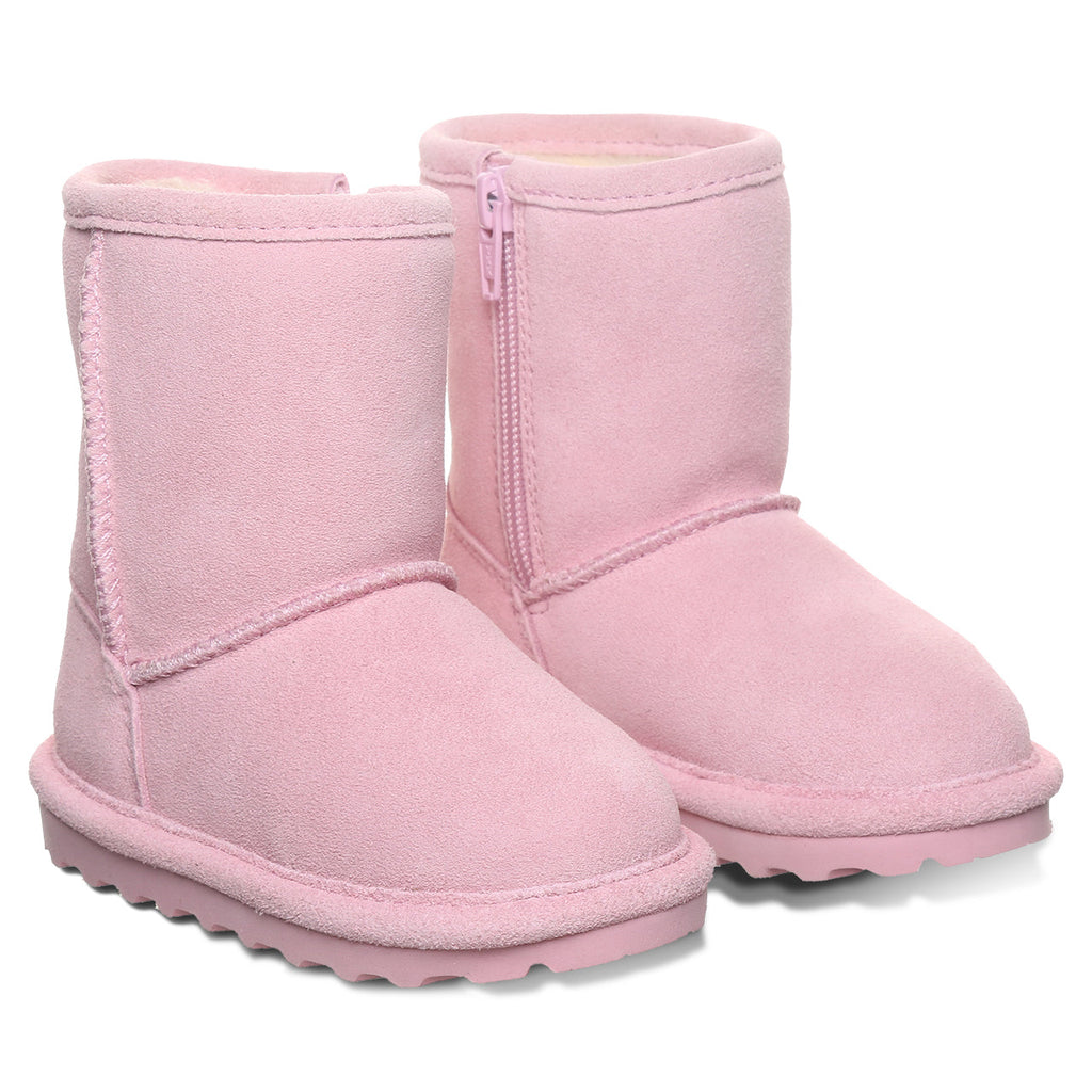 Elle Toddler Zipper Boots in Pink Lemonade