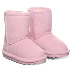 Elle Toddler Zipper Boots in Pink Lemonade