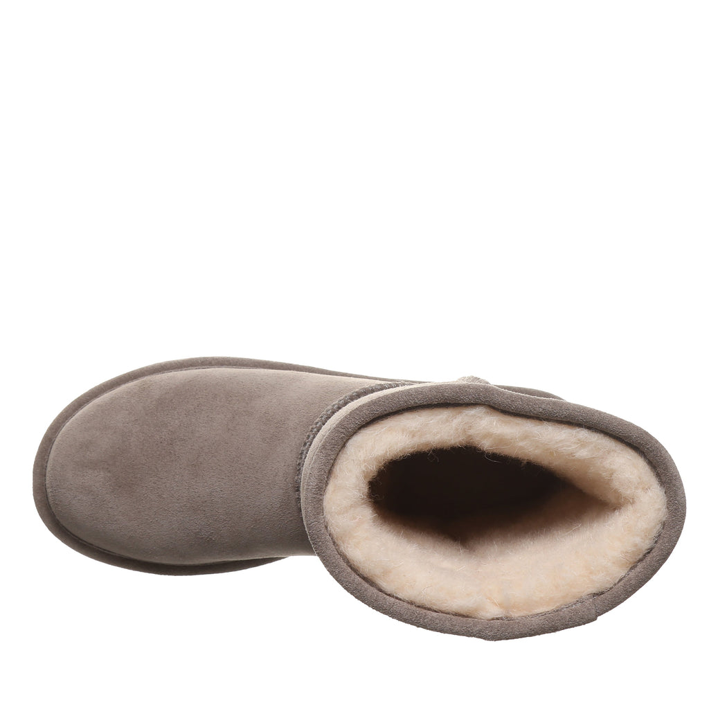 Elle Short Suede Boots in Morel