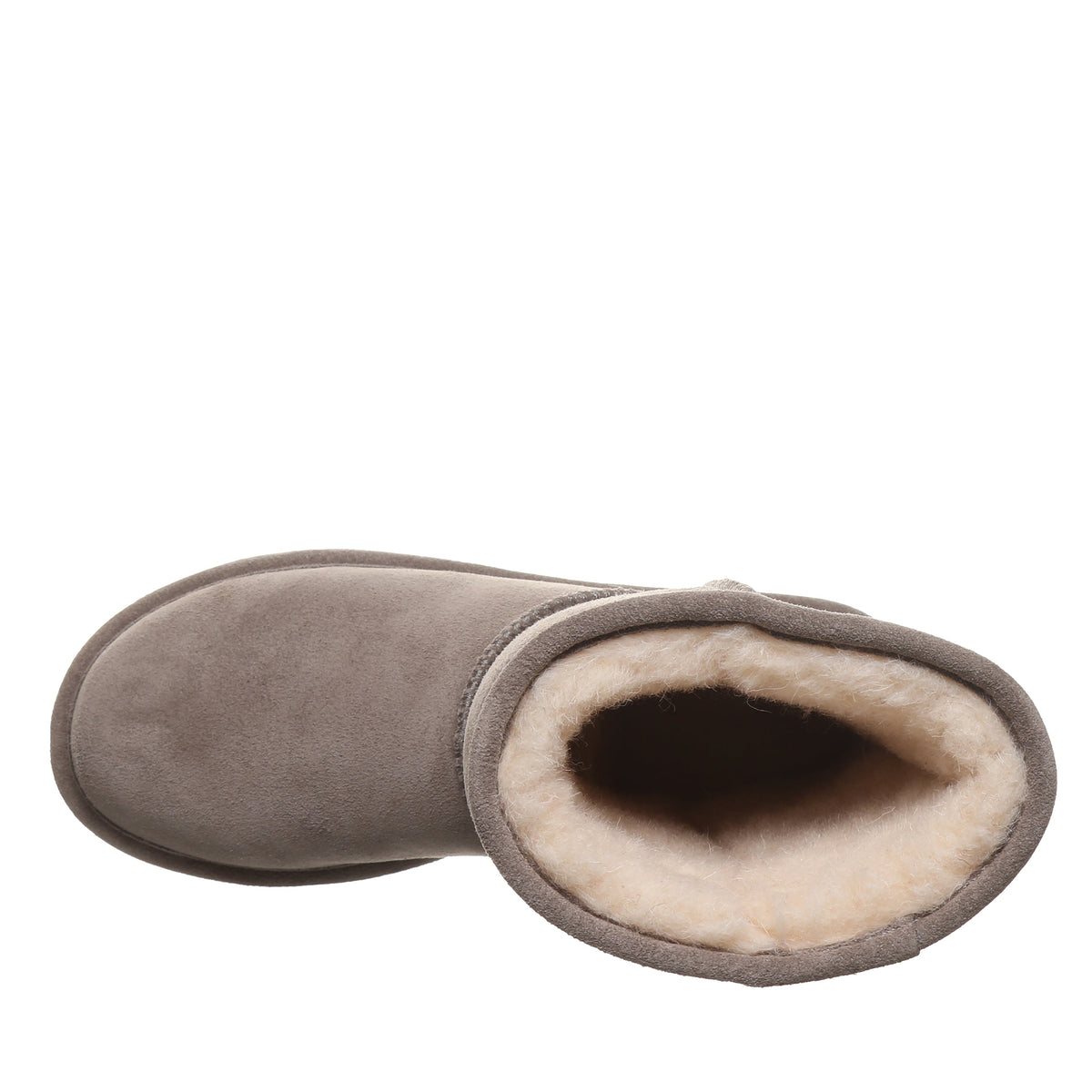 Elle Short Suede Boots in Morel