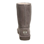 Elle Short Suede Boots in Morel