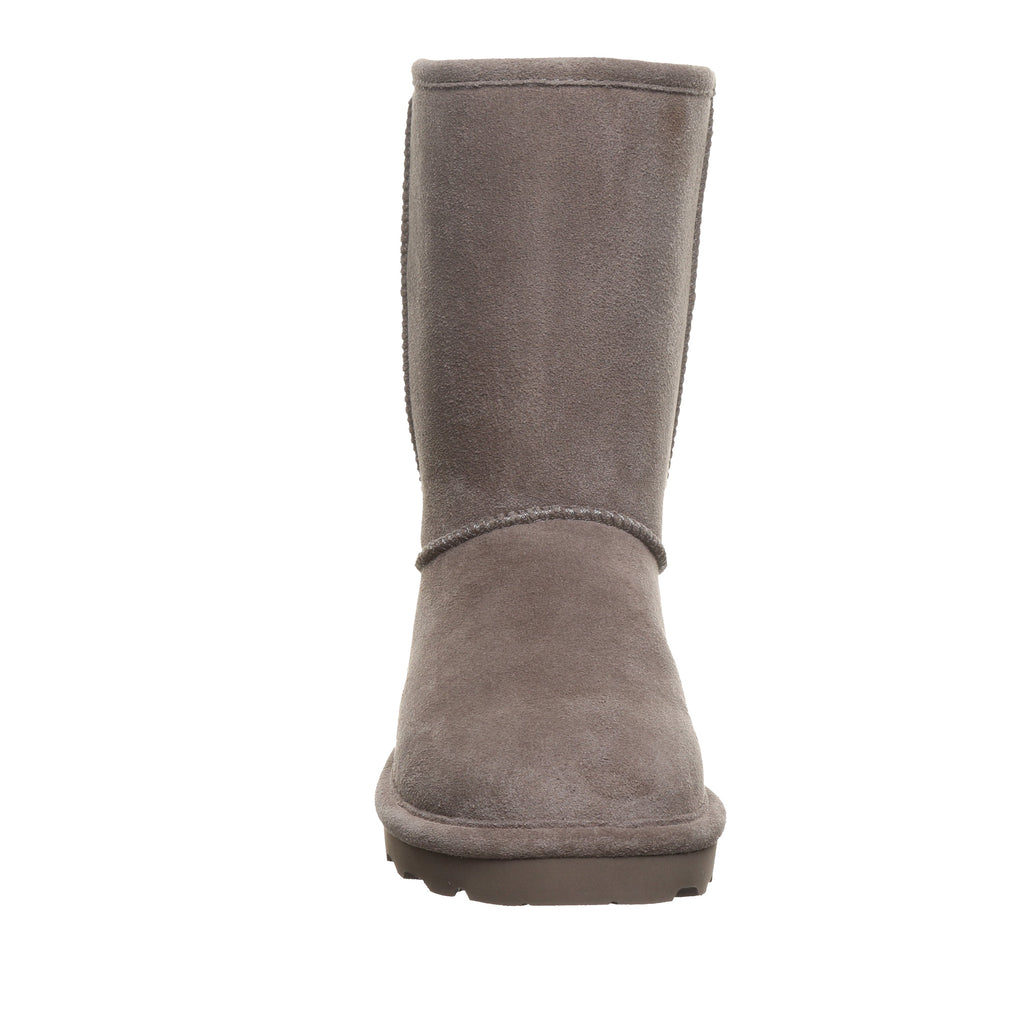 Elle Short Suede Boots in Morel