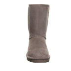 Elle Short Suede Boots in Morel