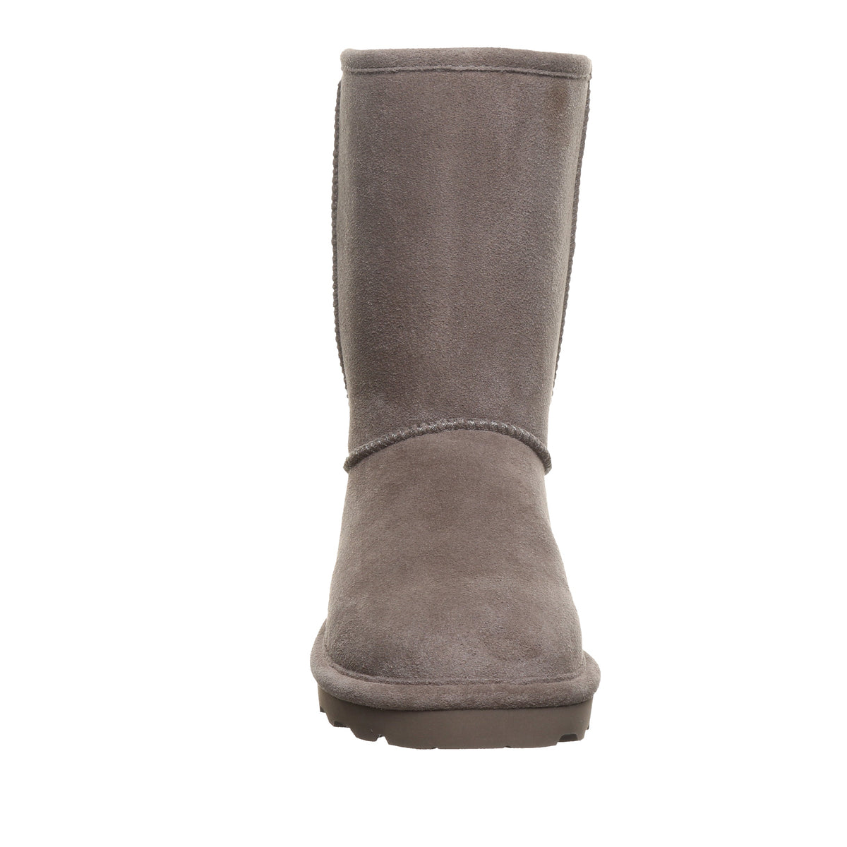Elle Short Suede Boots in Morel