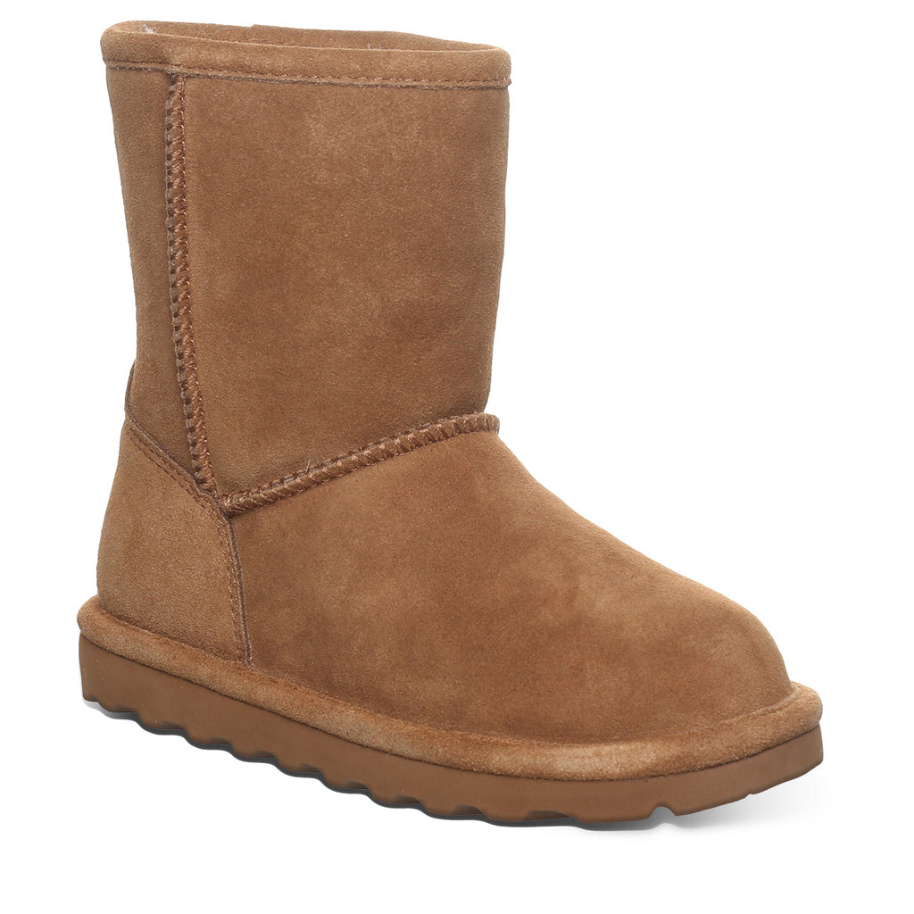 Elle Youth Suede Boots in Hickory