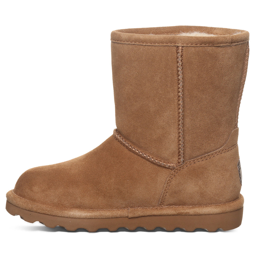 Elle Youth Suede Boots in Hickory