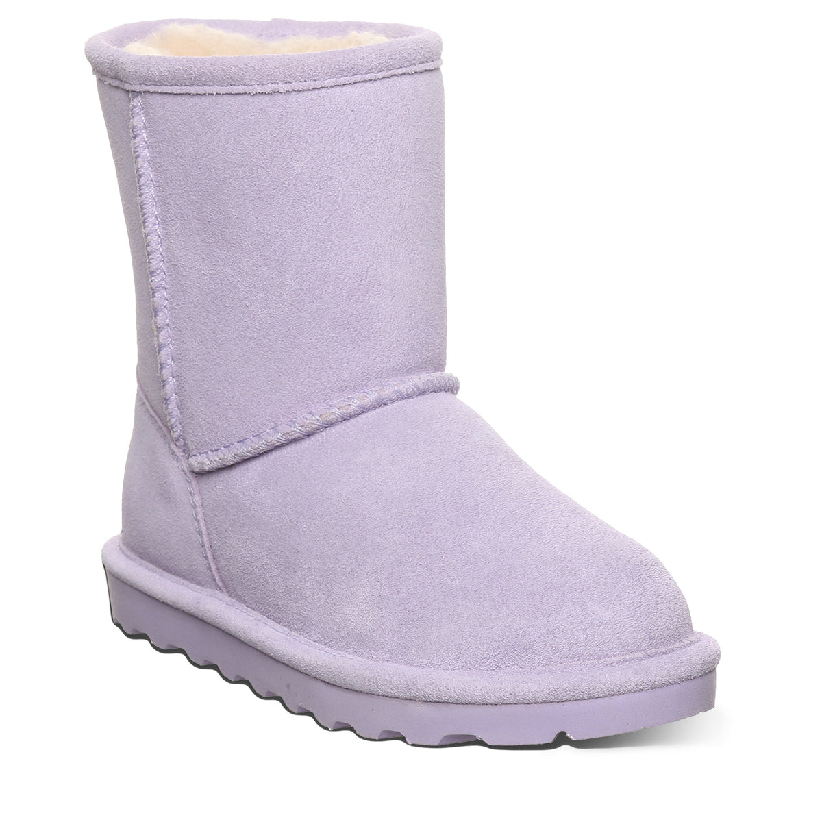 Elle Youth Suede Boots in Washed Lavender