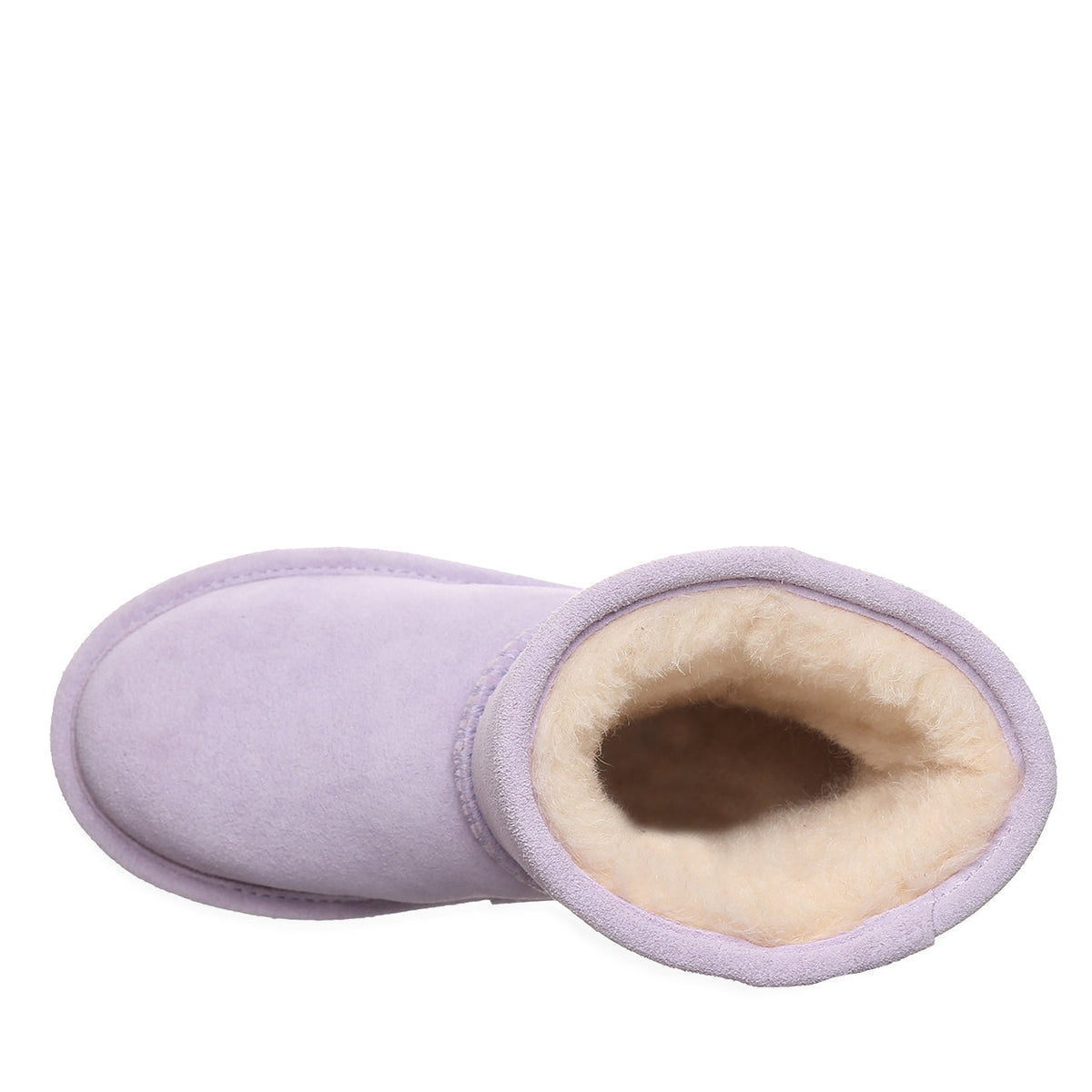 Elle Youth Suede Boots in Washed Lavender