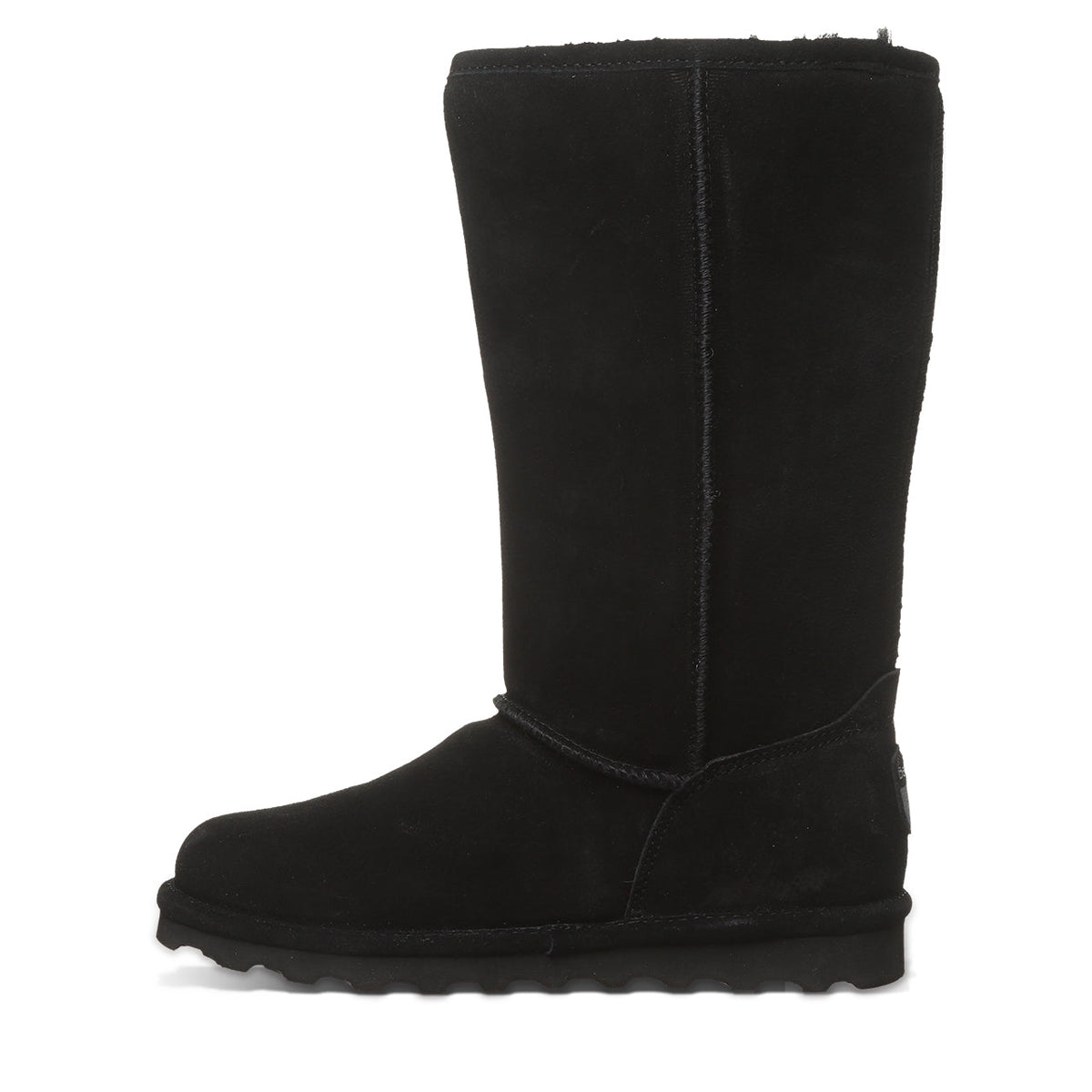 Elle Tall Mid Calf Boots in Black