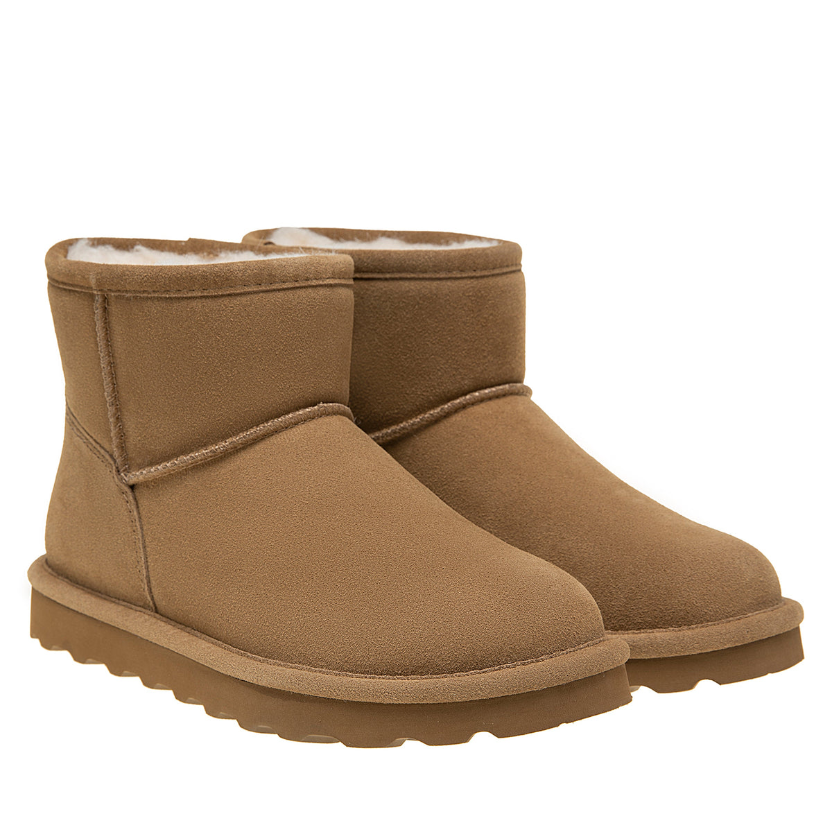 Alyssa Wide Ankle Boots in Hickory