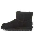 Alyssa Wide Ankle Boots in Black