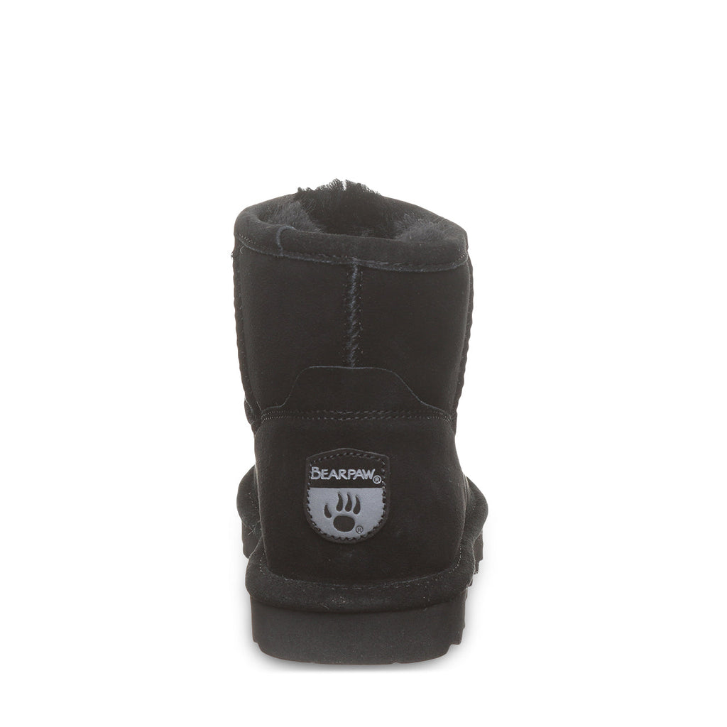 Alyssa Wide Ankle Boots in Black