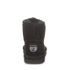 Alyssa Wide Ankle Boots in Black