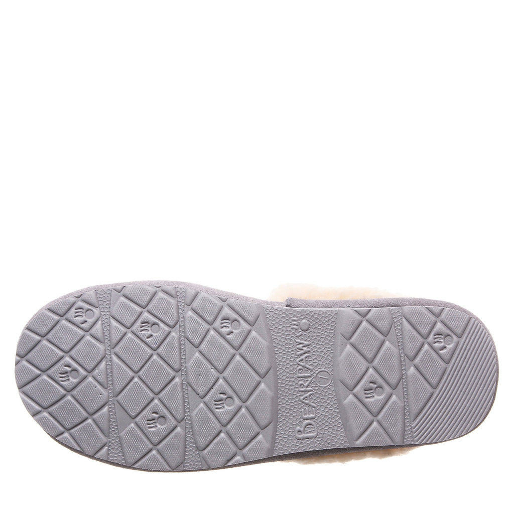 Loketta Slim Slippers in Gray Fog
