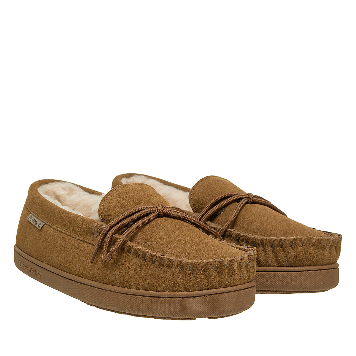 Moc II Wool Lined Slippers in Hickory