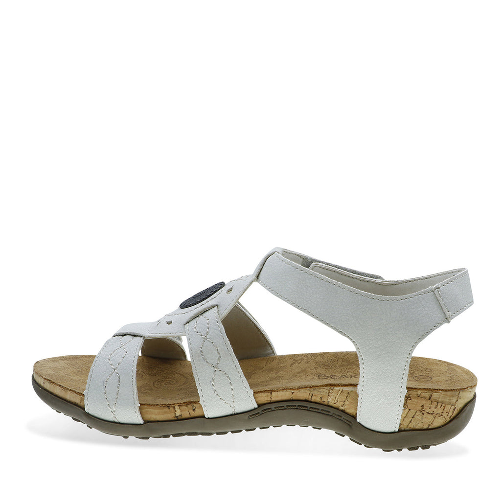 Ridley II Wide Sandals in Bone