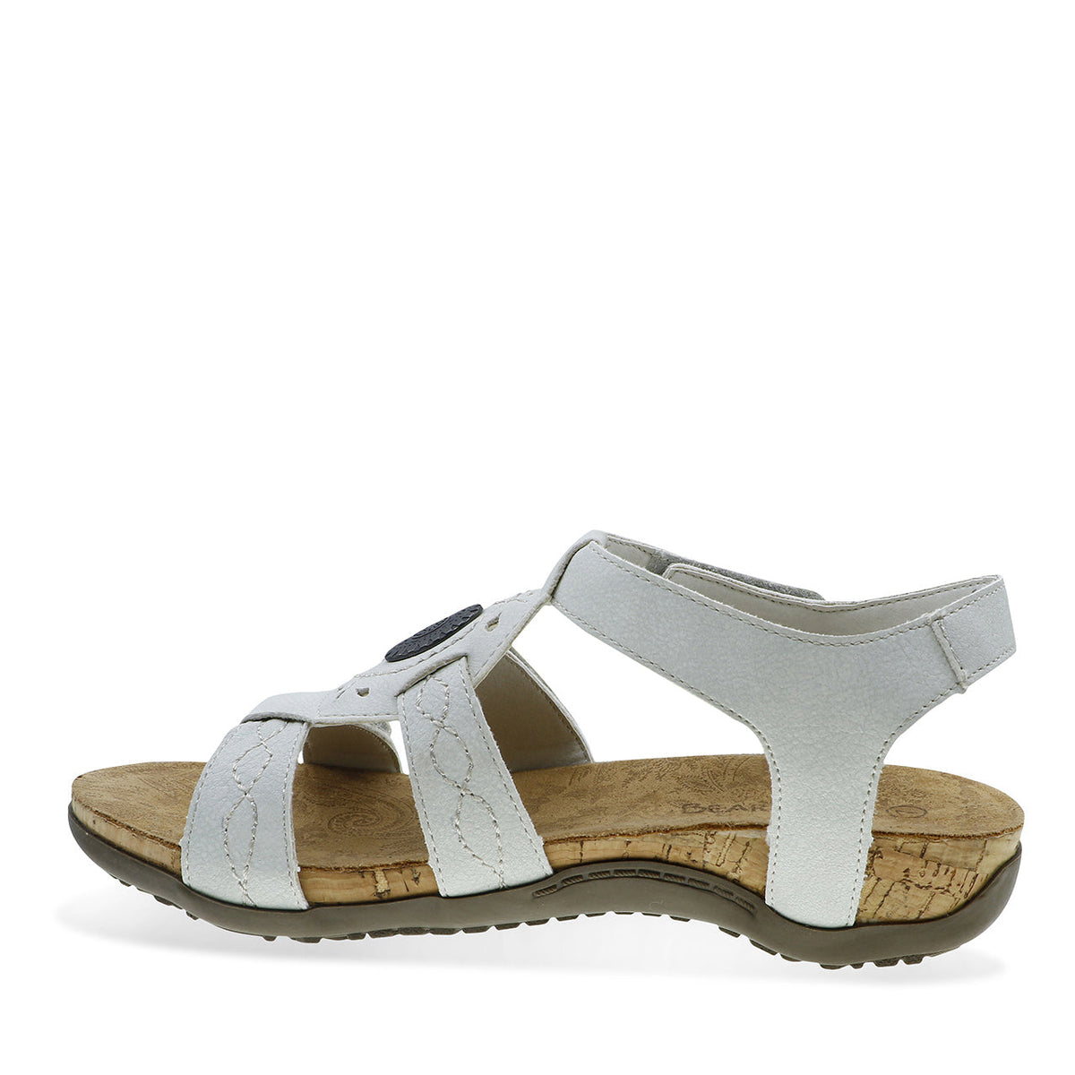 Ridley II Wide Sandals in Bone