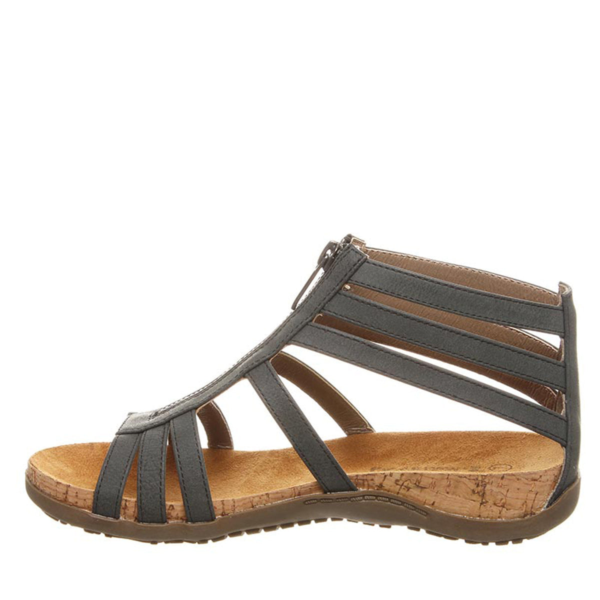 Layla II Wide Sandals in Black