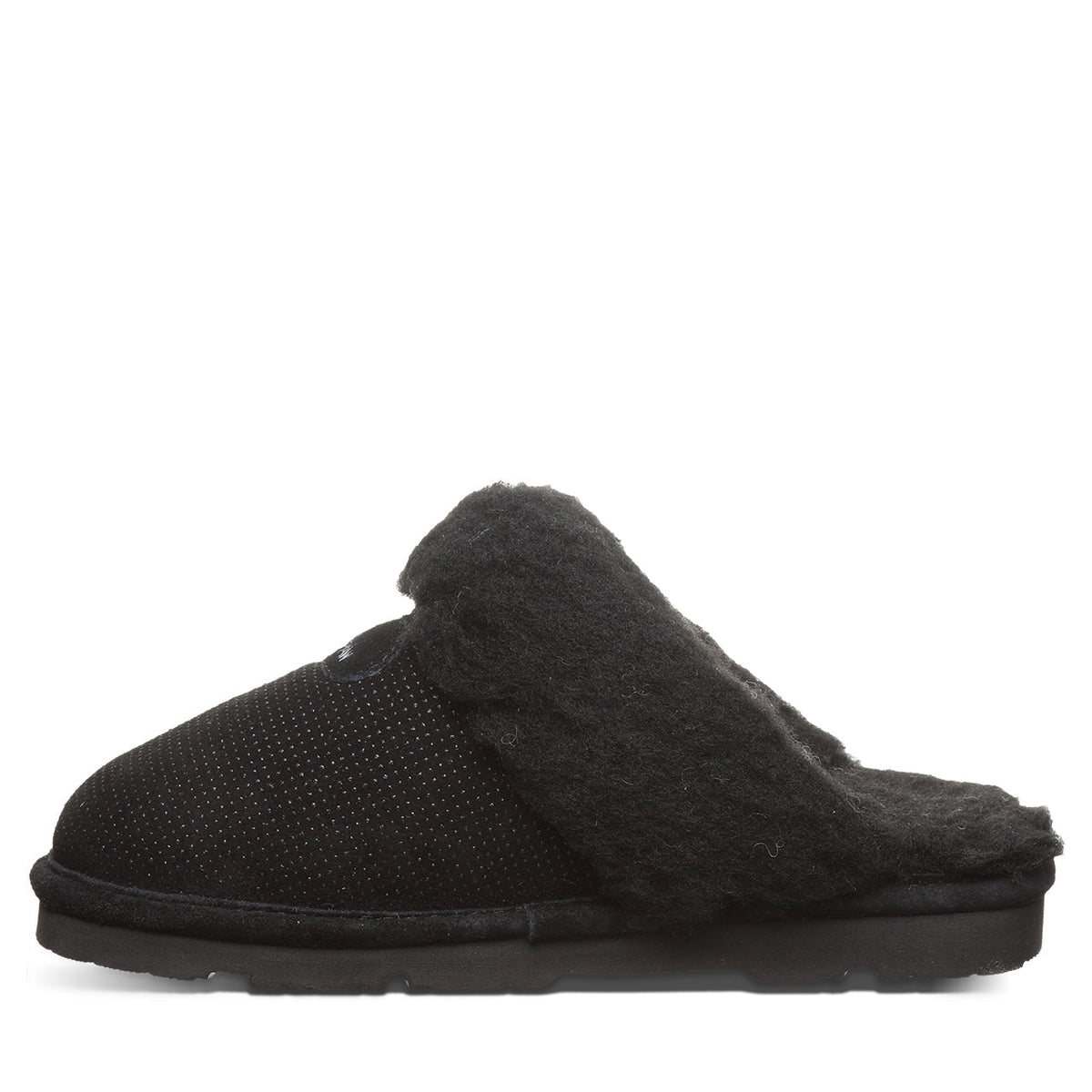 Loki Exotic Cozy Slippers in Black
