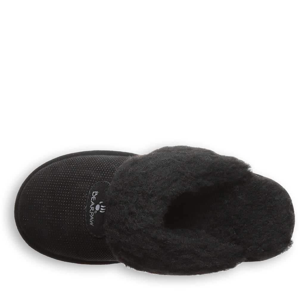 Loki Exotic Cozy Slippers in Black
