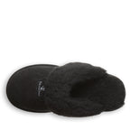 Loki Exotic Cozy Slippers in Black