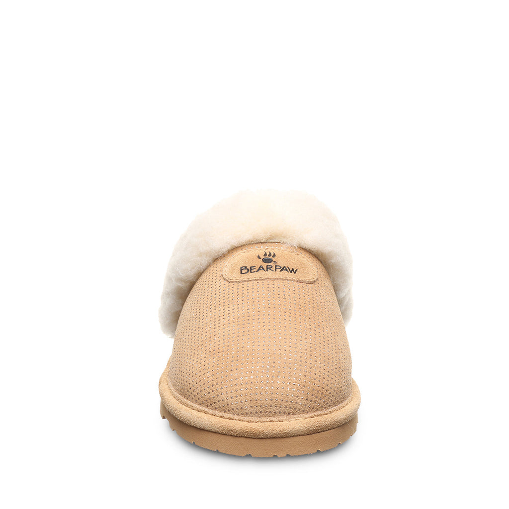 Loki Exotic Printed Slippers in Iced Coffee